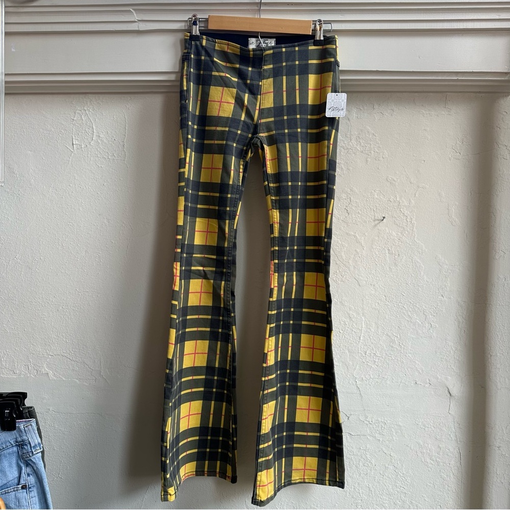 NWT FP Argyle Flare Bell Bottom Pants